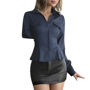 Women’s Casual Resort Button-Down Long Sleeve Shirt | Saifinty Global Traders