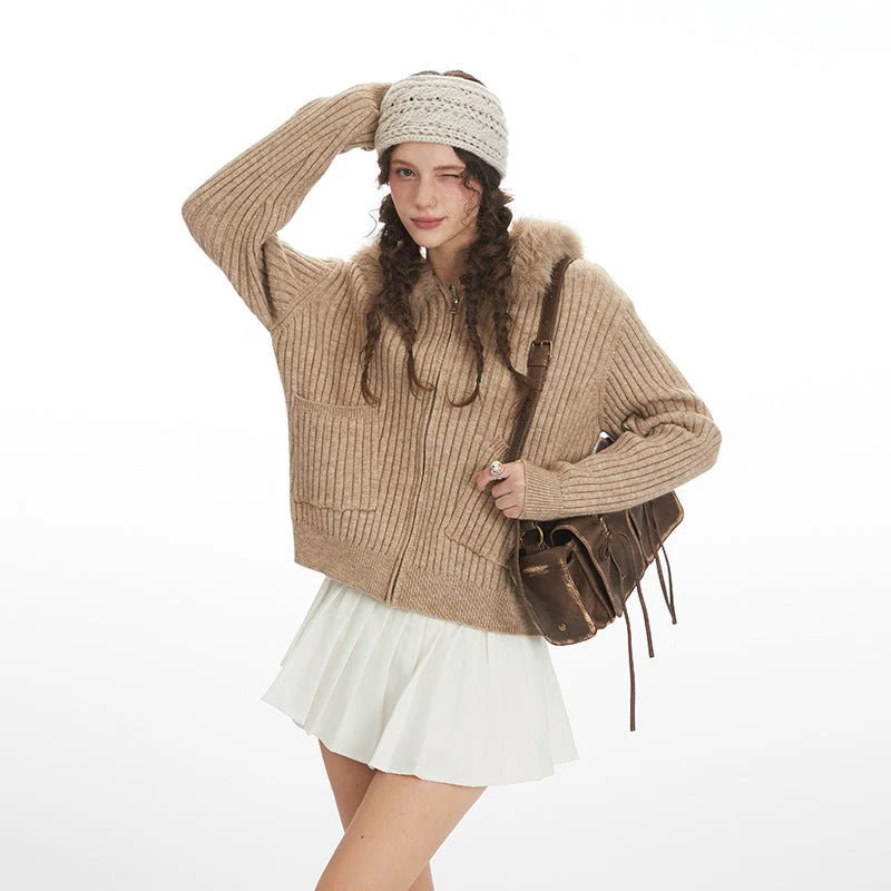 Women’s Hooded Knit Cardigan Sweater – Slim Fit | Saifinty Global Traders